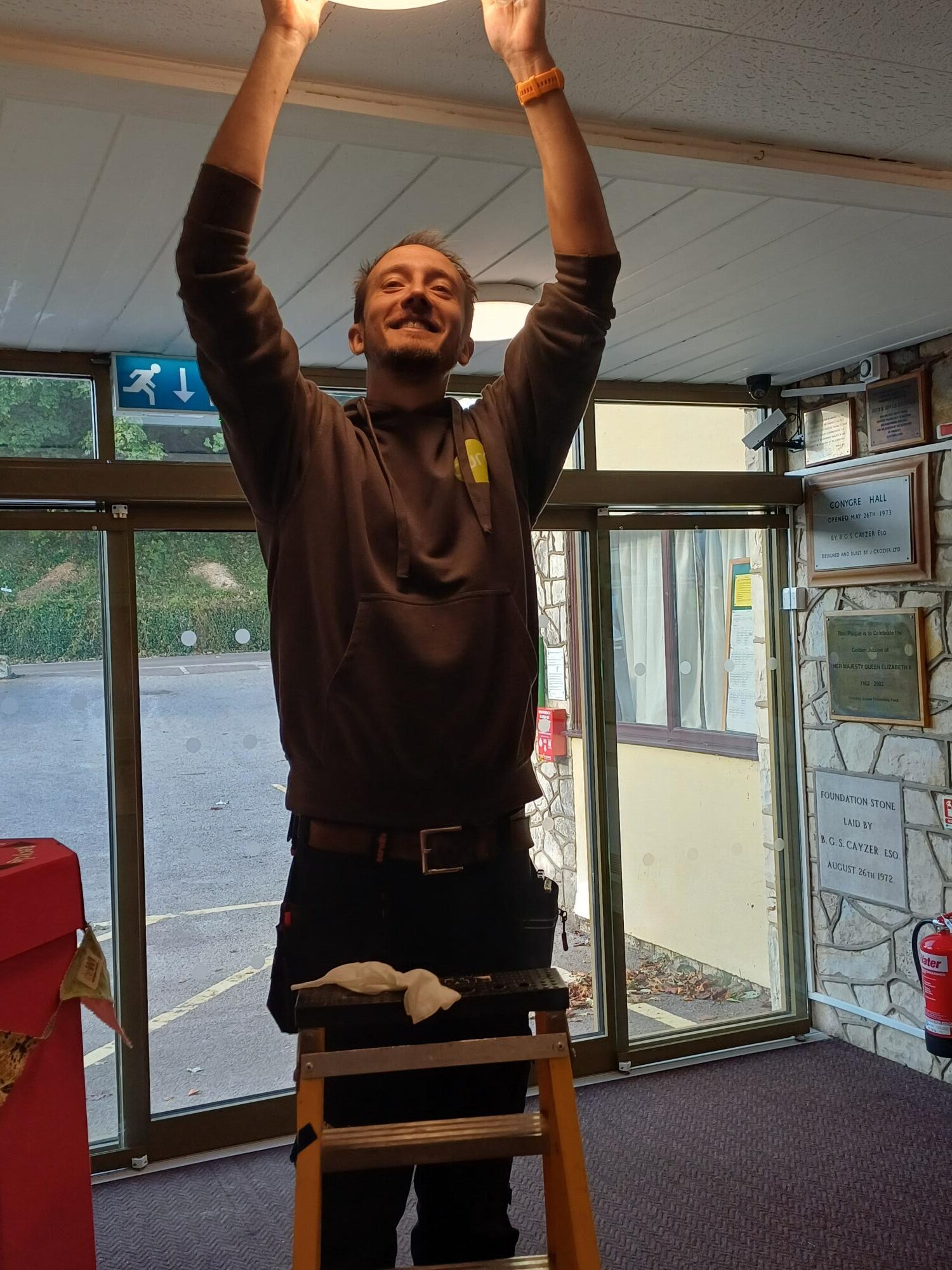 Keeping the hall warm