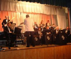 Band on stage